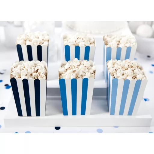Popcorn doboz - Kisrepülő - 7,5 × 7,5 × 12,5 cm - 6 db