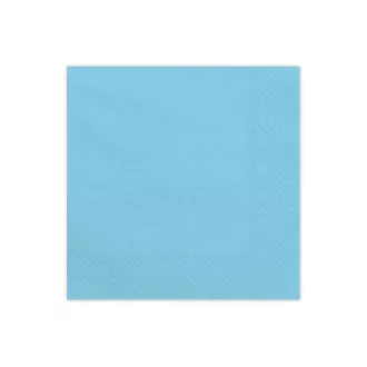 Szalvéta - világoskék - 33 × 33 cm - 20 db