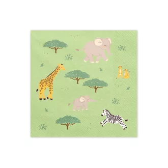 Szalvéta - Szafari - 33 × 33 cm - 12 db