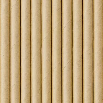 Papírszívószál - kraft - 19,5 cm - 10 db