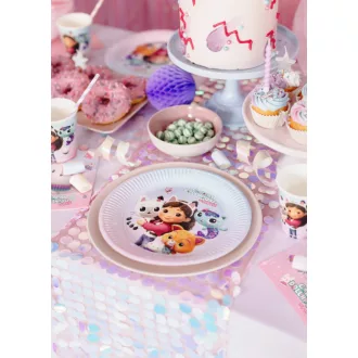 Papírtányér - Gabby’s Dollhouse - 23 cm - 6 db