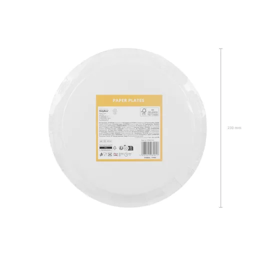 Papírtányér - Lovas - 23 cm - 6 db