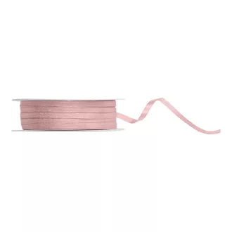 Szatén szalag - világos fáradt rózsa - 3 mm × 50 m