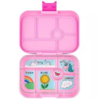 Yumbox Original uzsonnás doboz 6 rekesszel - Power Pink Unicorn