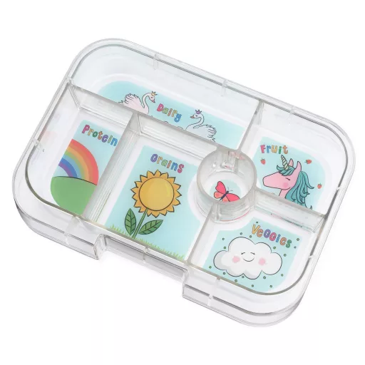Yumbox Original uzsonnás doboz 6 rekesszel - Power Pink Unicorn