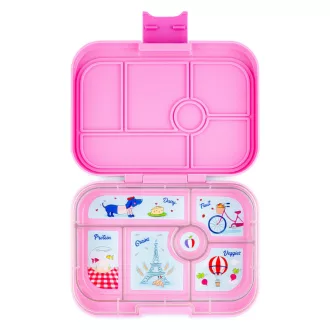 Yumbox Original uzsonnás doboz 6 rekesszel - Power Pink Paris