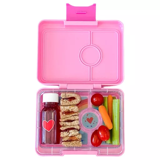 Yumbox Snack uzsonnás doboz 3 rekesszel - Power Pink Rainbow