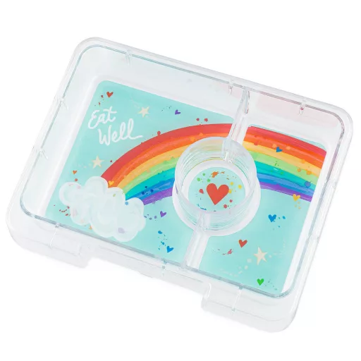 Yumbox Snack uzsonnás doboz 3 rekesszel - Power Pink Rainbow