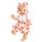 Paola Reina Gordi játék baba pipacsos ruhában - Leire 34 cm