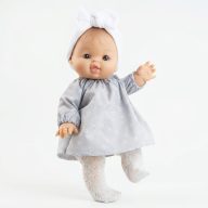   Paola Reina Gordi játék baba százszorszépes ruhában - Raky 34 cm