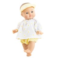   Paola Reina Gordi játék baba margarétás ruhában - Johana 34 cm