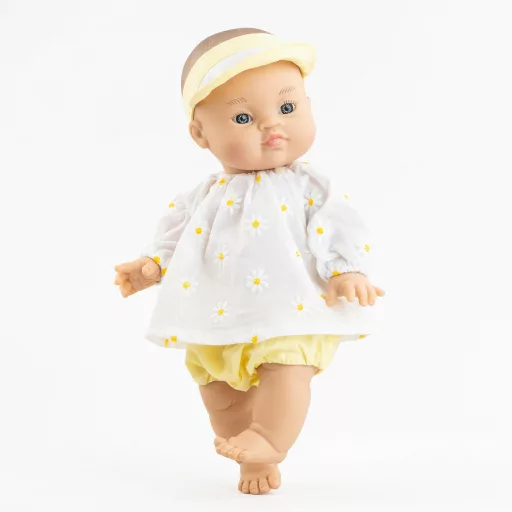 Paola Reina Gordi játék baba margarétás ruhában - Johana 34 cm