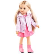   Paola Reina játék baba ruhában - Rosa rózsaszín ruhában 32 cm
