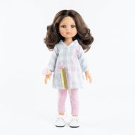 Paola Reina játék baba fodrász ruhában - Carol 32 cm