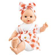 Paola Reina játék baba - Sonia pipacsos ruhában 36 cm