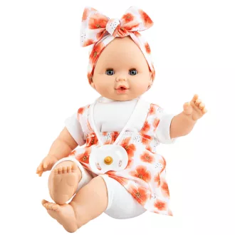 Paola Reina játék baba - Sonia pipacsos ruhában 36 cm