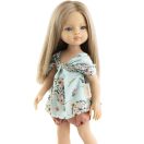 Paola Reina 32 cm-es játékbaba ruha - Nyári virágos