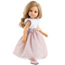 Paola Reina babaruha 32 cm-es babákhoz - Púder pöttyök