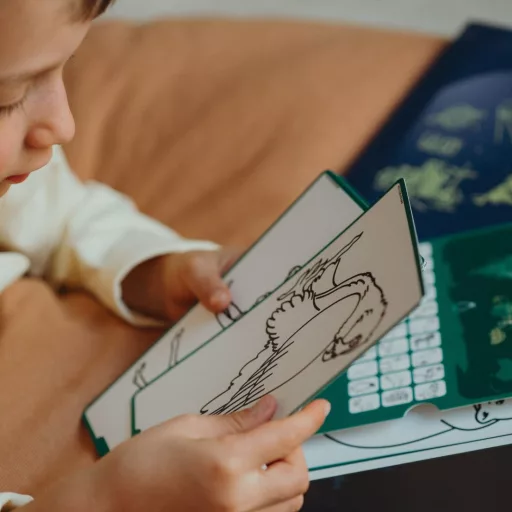 Kidywolf rajzkártya Kidydraw Mini rajztáblához - Állatok és kalózok - Animals & Oceans