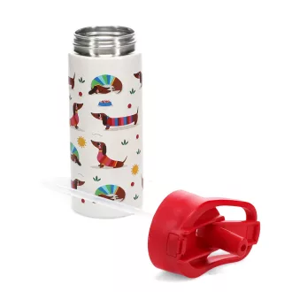 Rex London 500 ml-es fém kulacs - Tacskók