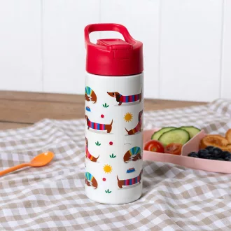 Rex London 500 ml-es fém kulacs - Tacskók