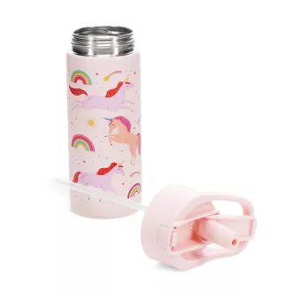 Rex London 500 ml-es fém kulacs - Unikornis