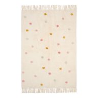 Little Dutch gyerekszőnyeg pink pöttyös 120x170 cm