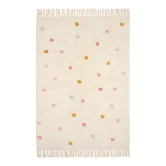 Little Dutch gyerekszőnyeg pink pöttyös 120x170 cm