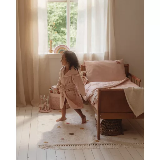 Little Dutch gyerekszőnyeg pink pöttyös 120x170 cm