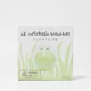 Sunnylife 3D felfújható strandlabda - Cookie the Croc Light Khaki