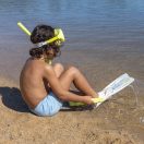 Sunnylife gyerek búvárszett közepes - The Sea Kids Yellow