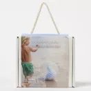 Sunnylife 3D felfújható strandlabda -  Sid the Seagull Blue Stripe