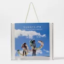 Sunnylife óriás felfújható kígyó -  Poolside Sorbet Stripe