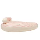 Sunnylife kétszemélyes szív alakú felfújható matrac - Stole My Heart Pink Stripe