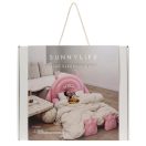 Sunnylife felfújható gyerekágy - Monster Pink