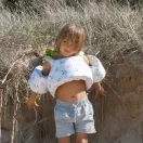 Sunnylife úszómellény karúszóval 4-6 év Sid the Seagull Blue Wave