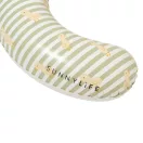 Sunnylife kétszemélyes együtt a babával úszógumi - Duck Sage Stripe