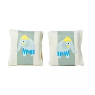   Sunnylife neoprén karúszó - Eli the Elephant Green Stripe 