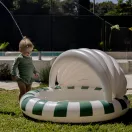 Sunnylife felfújható baba pancsoló árnyékolóval - Eli the Elephant Grey 