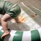 Sunnylife felfújható baba pancsoló árnyékolóval - Eli the Elephant Grey 