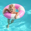 Sunnylife gyerek úszógumi - Party Magenta Stripe 