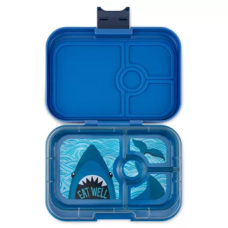 Yumbox Panino uzsonnás doboz 4 rekesszel - Surf Blue Shark