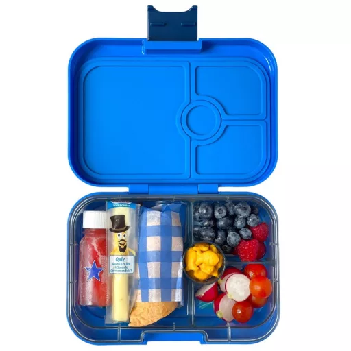 Yumbox Panino uzsonnás doboz 4 rekesszel - Surf Blue Shark