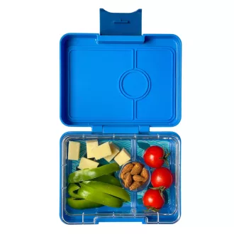 Yumbox Snack uzsonnás doboz 3 rekesszel - Surf Blue Dinosaour