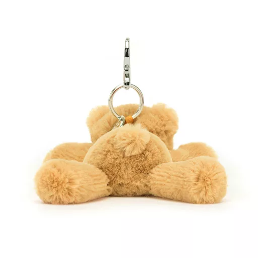 Jellycat plüss kulcstartó - Bársonyos mackó