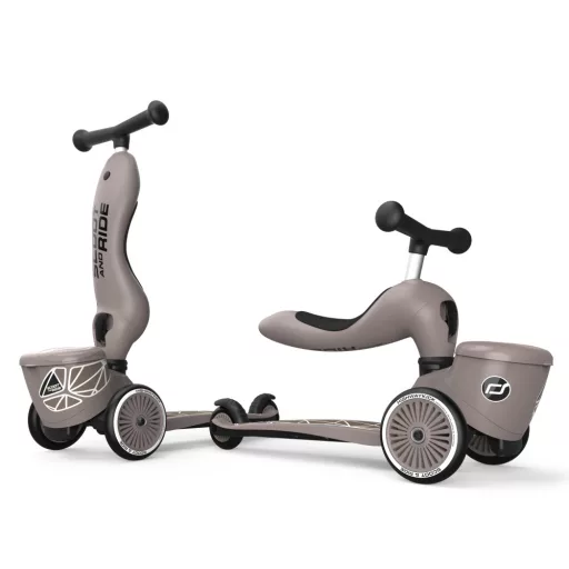 Scoot and Ride Highwaykick 1 Lifestyle - Brown Lines - Csomagolássérült