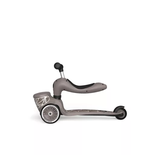 Scoot and Ride Highwaykick 1 Lifestyle - Brown Lines - Csomagolássérült