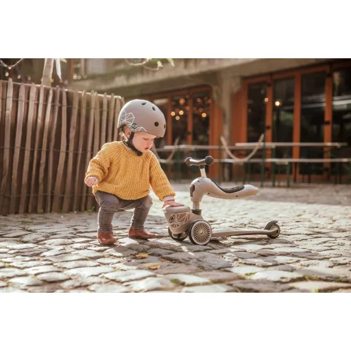 Scoot and Ride Highwaykick 1 Lifestyle - Brown Lines - Csomagolássérült