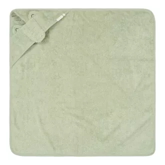 Little Dutch kapucnis fürdőlepedő 75x75 cm - krokodil
