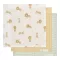 Little Dutch muszlin arctörlő kendő 25x25 cm 3 db - Safari Leo
